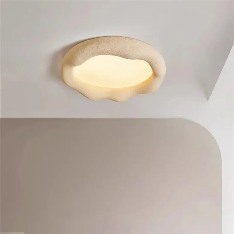 plafonnier nuage style wabi sabi minimaliste pour éclairage doux - vue 5 sur 12