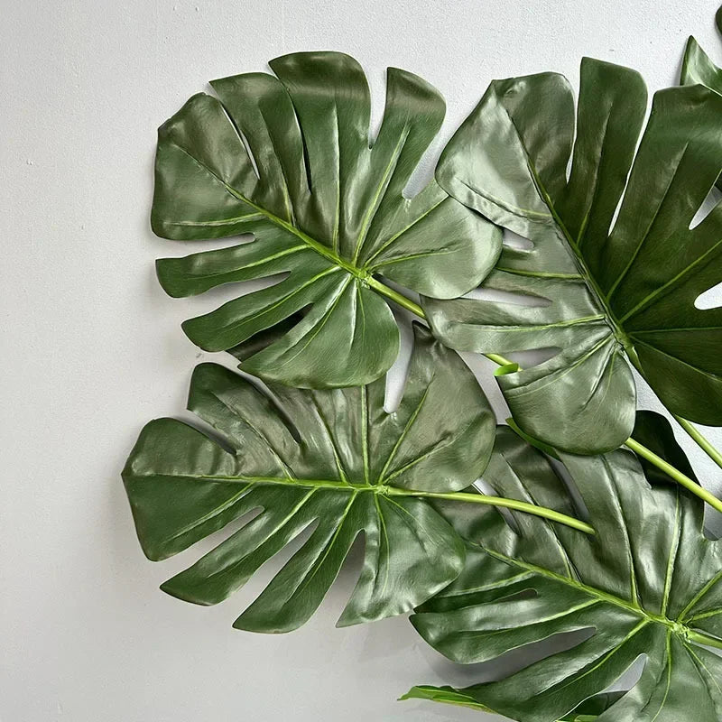 feuilles de tortue artificielles pour décoration intérieure plantes vertes - vue 3 sur 8
