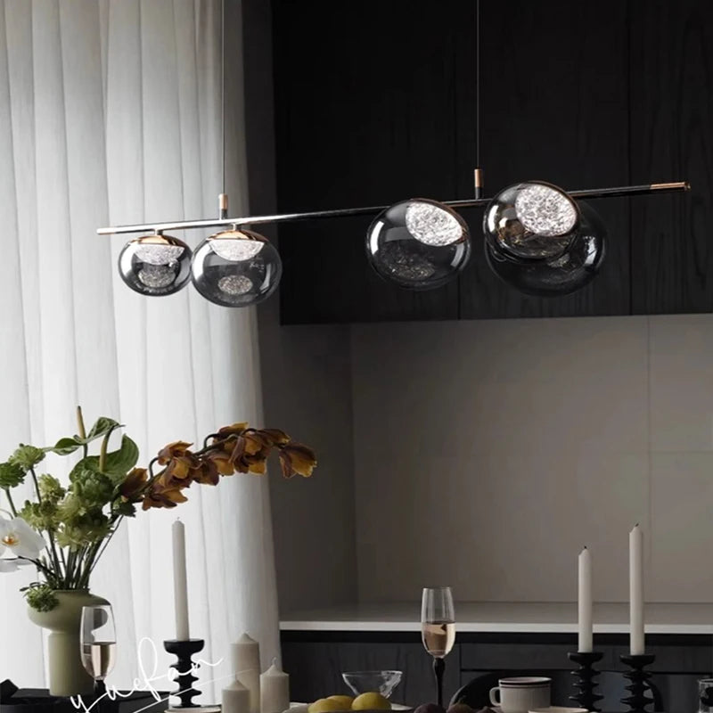 lustre nordique décoratif lampes suspendues éclairage intérieur - vue 4 sur 8