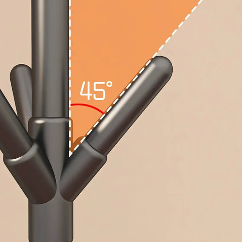 porte-manteau sur pied pratique pour un rangement optimisé - vue 6 sur 8