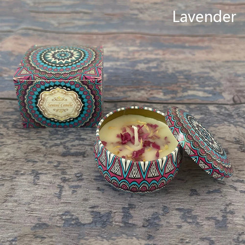 bougies parfumées lavande rose cadeau anniversaire mariage décoration maison - vue 23 sur 22
