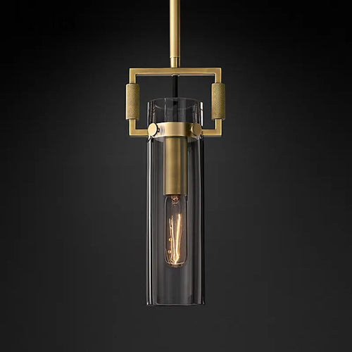 suspension industrielle en verre pour décoration intérieure