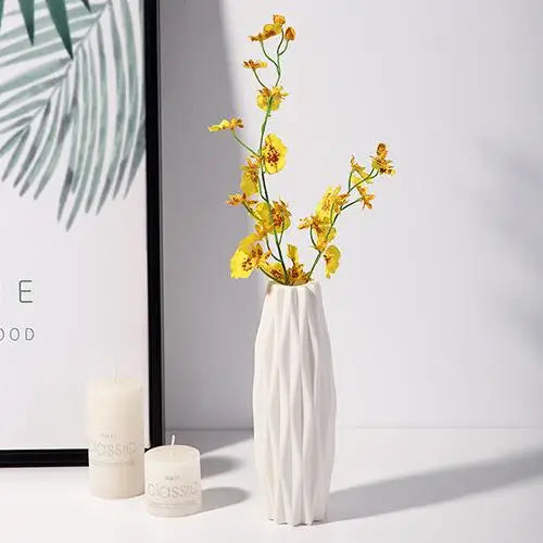 vase nordique en plastique pour fleurs décoration moderne maison - vue 11 sur 12