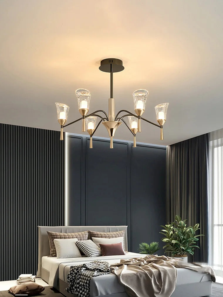 lustre moderne suspendu pour un éclairage élégant intérieur - vue 4 sur 9