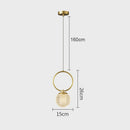 Suspension design LED luxury en verre cristal Ball