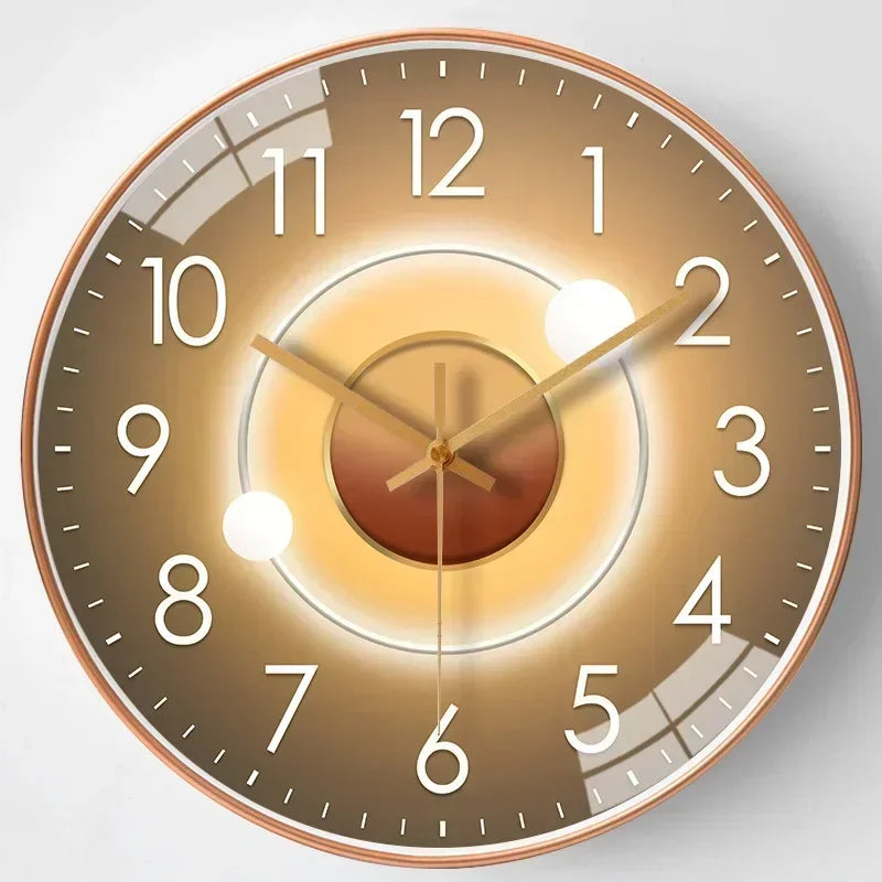 horloge murale silencieuse à piles design moderne pour tous les espaces - vue 12 sur 16