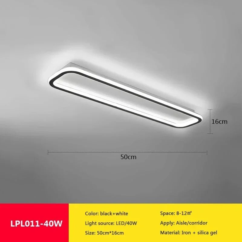 lustre moderne à leds avec télécommande et lumière variable - vue 10 sur 11