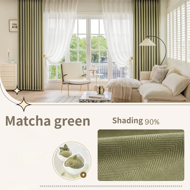 Rideau occultant uni style moderne pour salon chambre - vue 12 sur 23