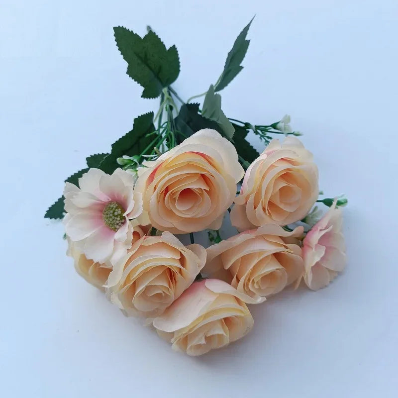 bouquets de roses artificielles pour mariage décoration romantique - vue 6 sur 10