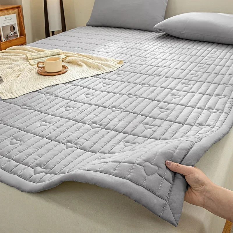 matelas matelassé romantique avec protection de lit doux et confortable