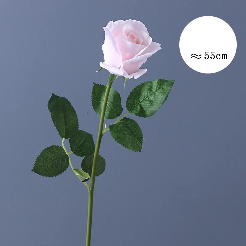 fleur de rose artificielle en latex pour mariage décoration et événements - vue 14 sur 14