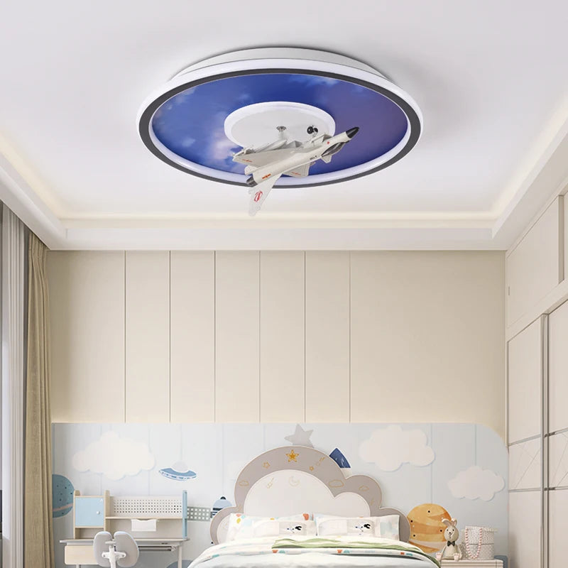 plafonnier moderne pour chambre d'enfants et décoration intérieure - vue 7 sur 8