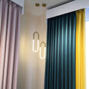 suspension moderne à led ellipse avec variateur hauteur réglable
