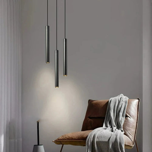 suspension minimaliste en laiton 	 pour hôtel - vue 2 sur 8