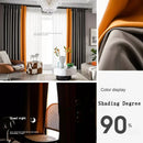 Rideau occultant moderne plissé pour chambre salon