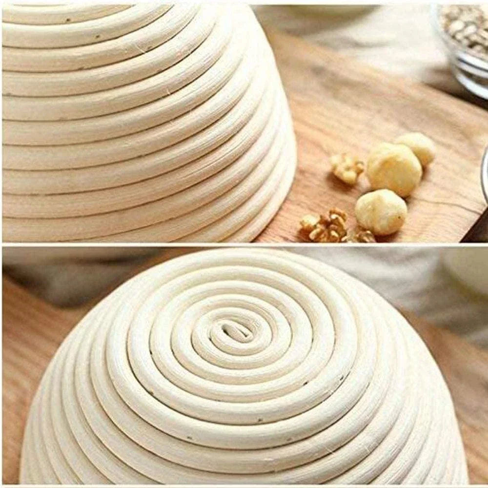 corbeille à pain en rotin panier de fermentation indonésien tissé - vue 10 sur 19