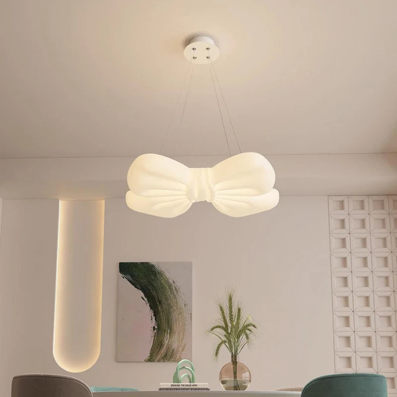 plafonnier led à nœud romantique pour petite fille - vue 4 sur 8