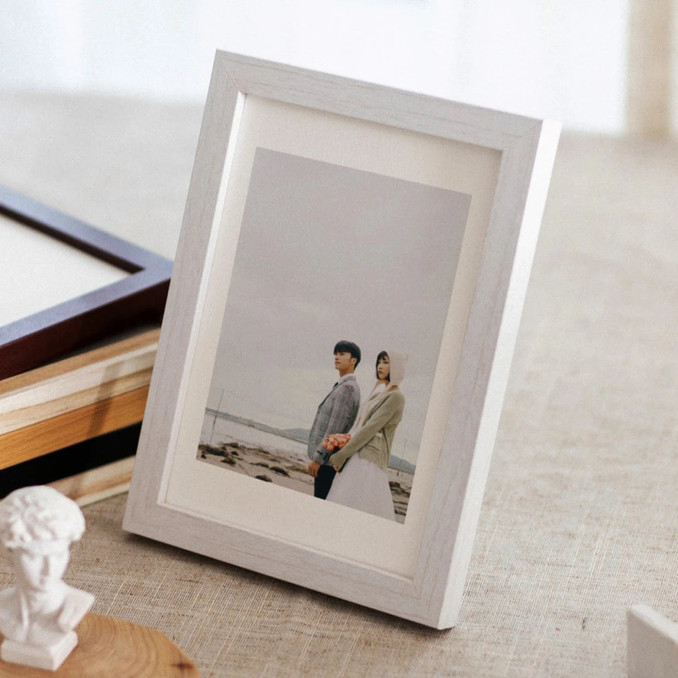 cadre photo vintage en bois pour décoration et cadeau