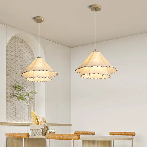suspension en tissu nordique wabi sabi pour décoration intérieure créative - vue 5 sur 9