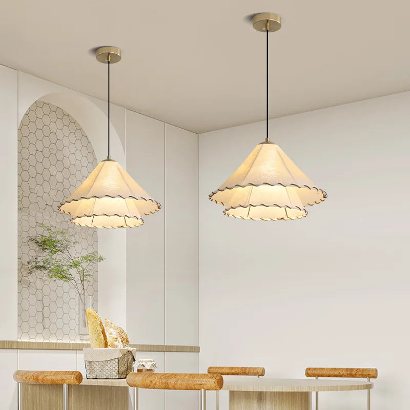 suspension en tissu nordique wabi sabi pour décoration intérieure créative - vue 5 sur 9