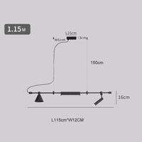 lustre style industriel simple créatif bar table thé
