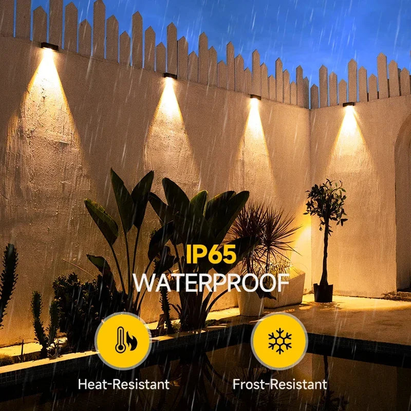 lampes solaires extérieures à led ultra lumineuses pour jardin - vue 6 sur 6