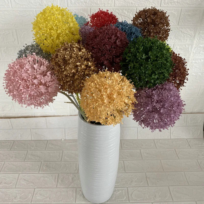 plante artificielle oignon vert décoration mariage et commerces - vue 4 sur 22