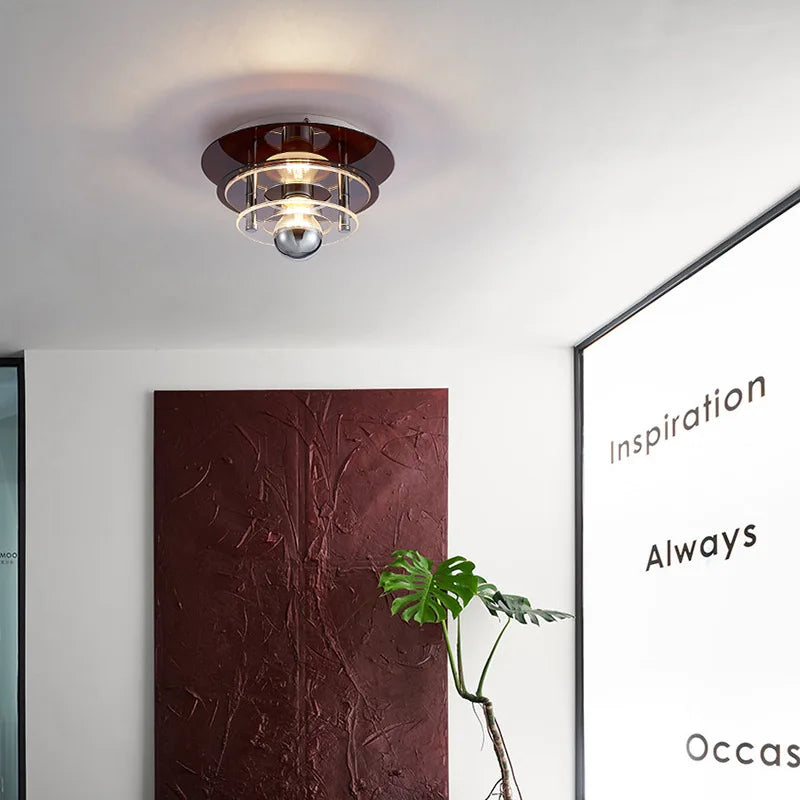 plafonnier acrylique design nordique style spatial pour décoration intérieure - vue 6 sur 14