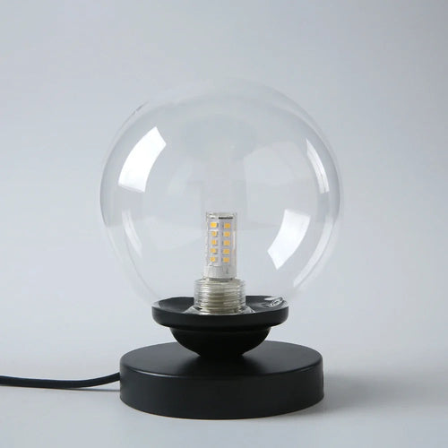 lampe à poser en verre doré pour éclairage décoratif intérieur - vue 9 sur 8