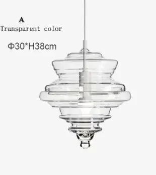 lustre nordique en verre pour un éclairage décoratif élégant - vue 9 sur 15