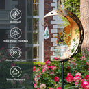 lampes solaires en verre pour jardin féérique décor extérieur