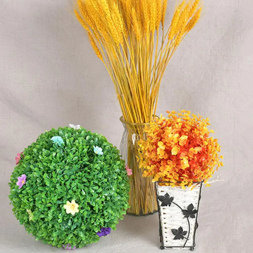 boule de topiaire artificielle décorative pour jardin résistante aux uv - vue 2 sur 10