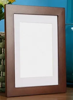 cadre photo en bois avec passe-partout pour montage mural - vue 9 sur 17