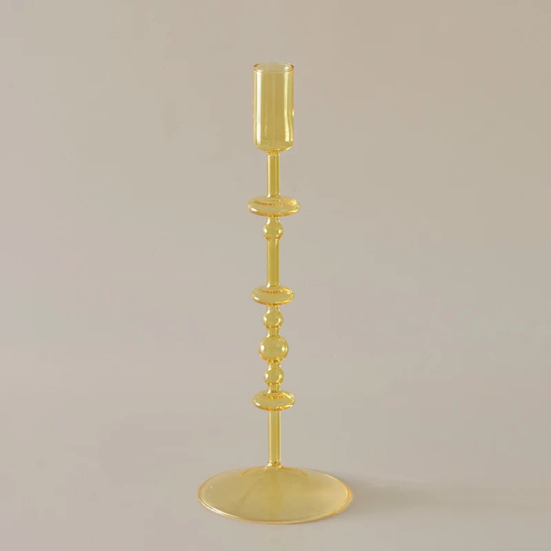 bougeoir en verre pour décoration intérieure créative et élégante - vue 11 sur 18