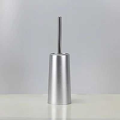 brosse de toilette de luxe avec support doré pour salle de bain - vue 9 sur 10