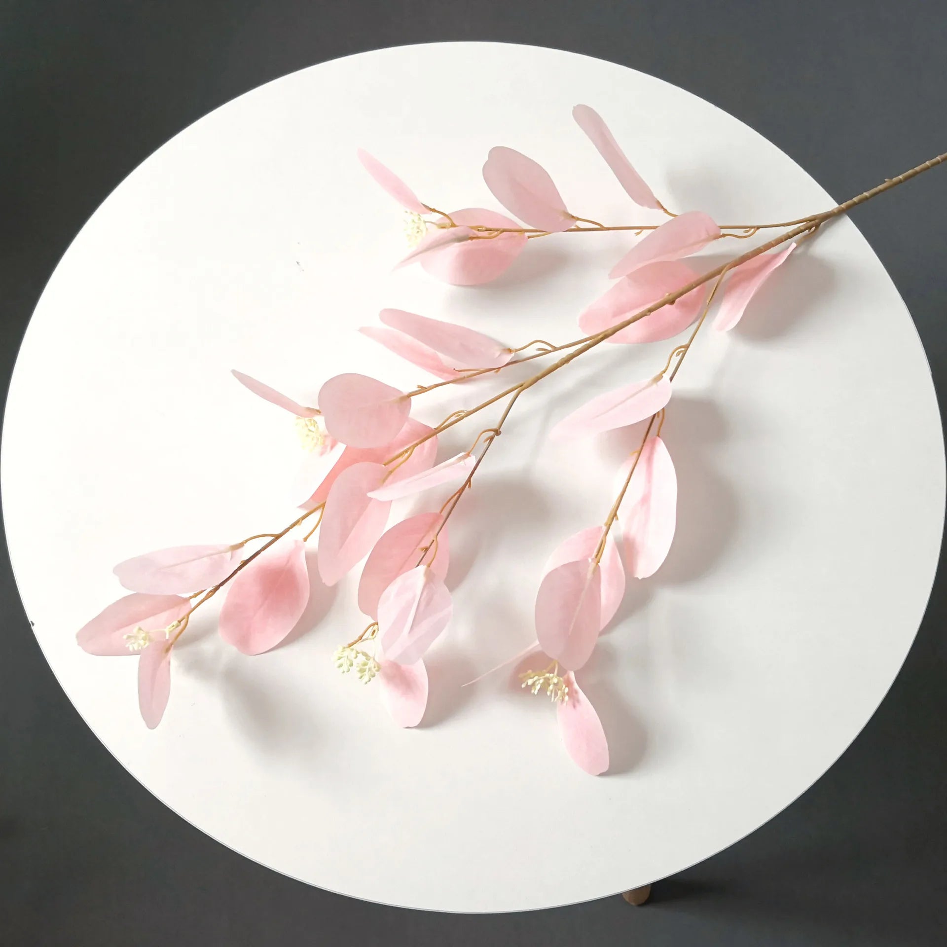 branches de feuilles d'eucalyptus en soie artificielle pour décoration florale - vue 15 sur 17