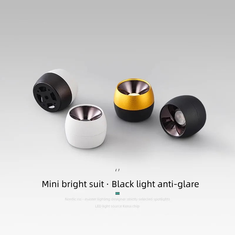 mini-spot led cob plafonnier décoration lumière allée - vue 2 sur 6