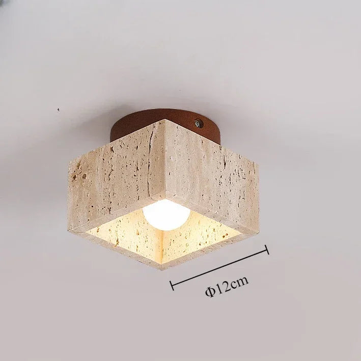 plafonnier en pierre minimaliste pour une ambiance apaisante - vue 8 sur 9