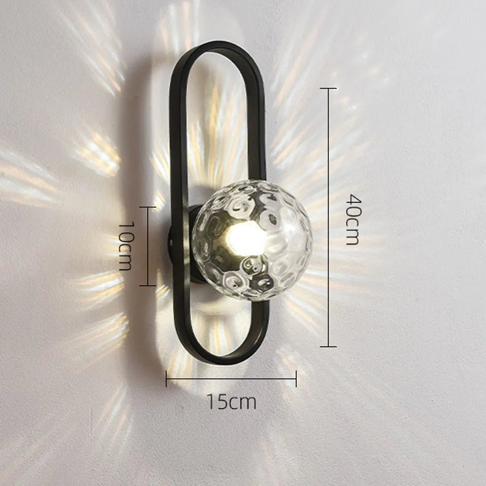 applique murale led de luxe minimalistes modernes d'intérieur - vue 9 sur 12