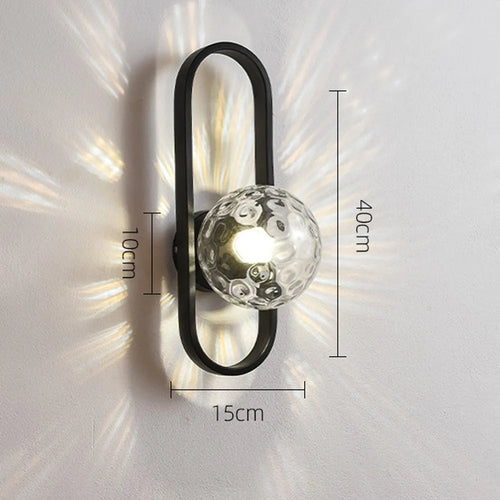 applique murale led de luxe minimalistes modernes d'intérieur - vue 10 sur 12