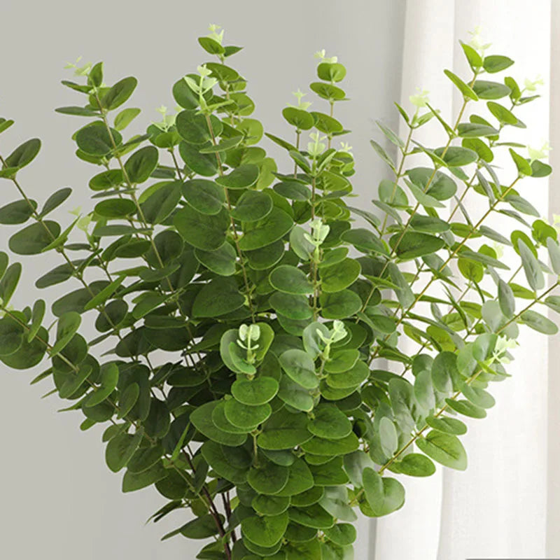 branche de plante artificielle en eucalyptus pour décoration intérieure et jardin - vue 6 sur 13