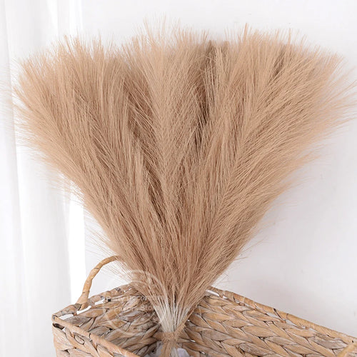 lot de bouquets dherbe de pampa artificielle pour décoration intérieure - vue 11 sur 15