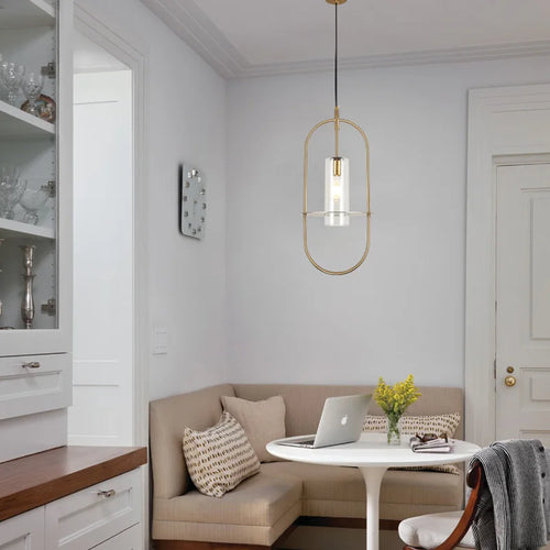 lustre en verre artistique design créatif pour éclairage personnalisé - vue 2 sur 7