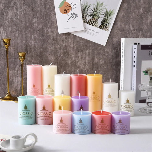 bougies parfumées aux plantes naturelles pour fête - vue 2 sur 11