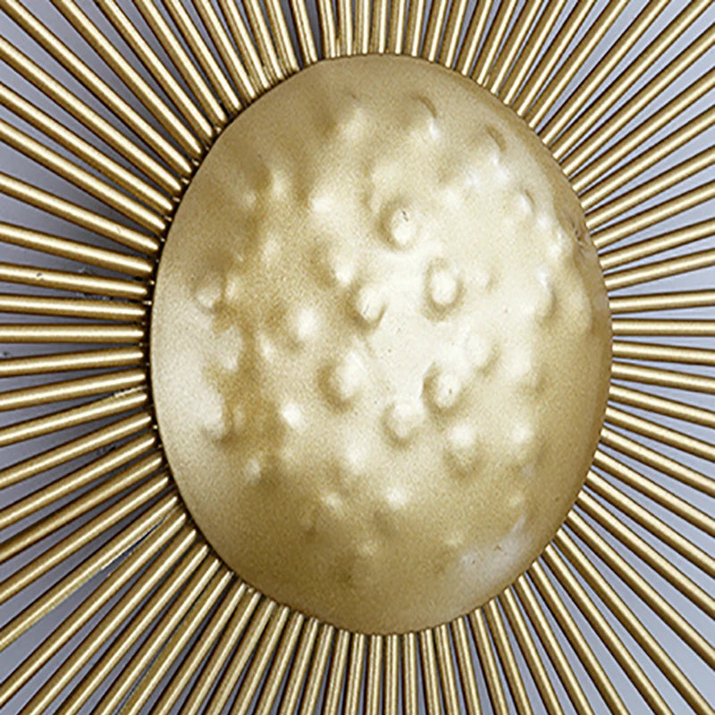 applique murale led soleil art déco pour hôtel boutique - vue 5 sur 11