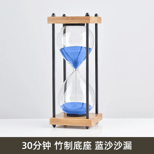 sablier en verre antichute pour enfants 30 minutes style rétro - vue 18 sur 17