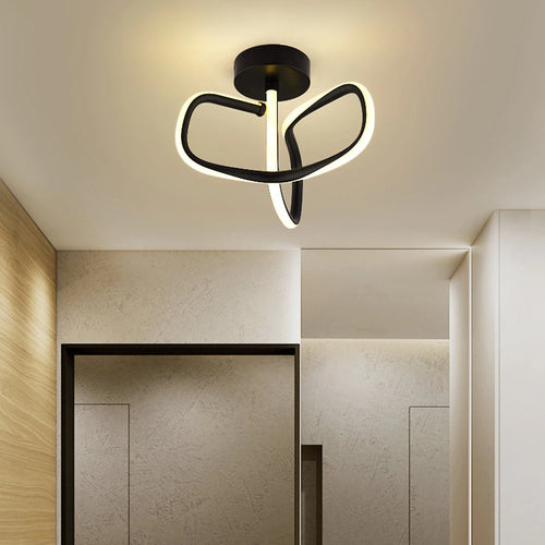 plafonnier led minimaliste pour éclairage intérieur moderne - vue 4 sur 7