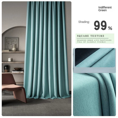 Rideau occultant plissé style classique isolation thermique salon