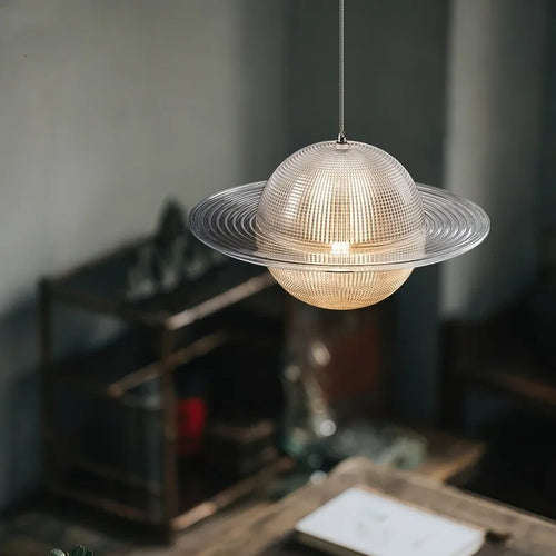 suspension en verre design pour cuisine restaurant et bar - vue 2 sur 12