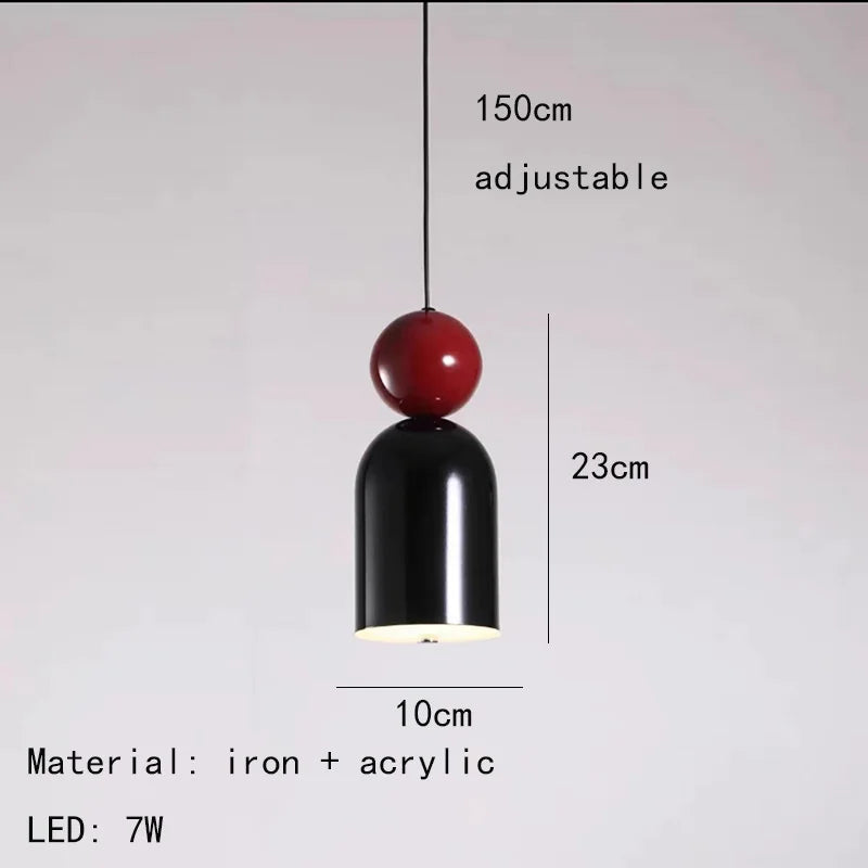 lampes suspendues nordiques réglables en fil métallique - vue 23 sur 24